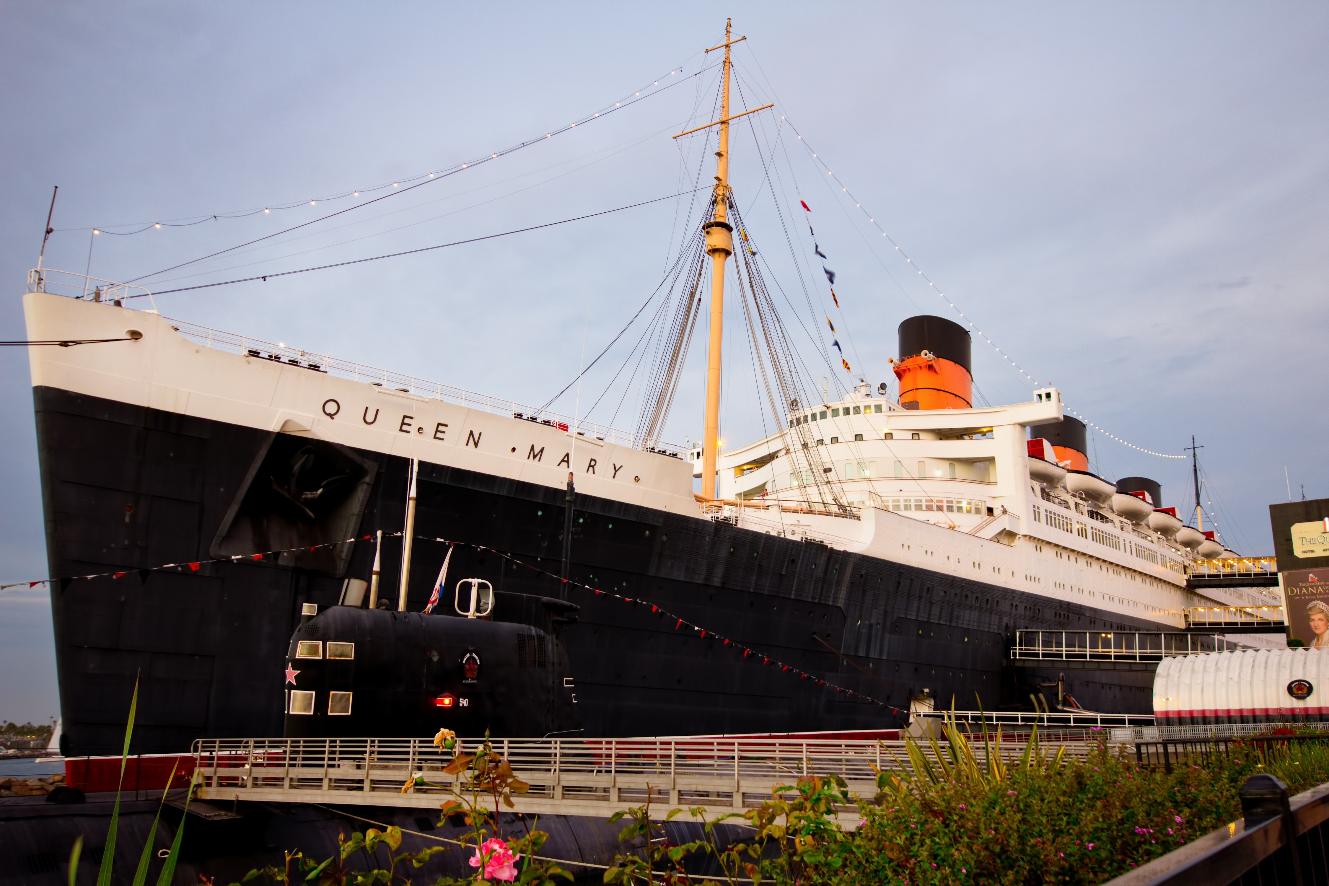 Historic Queen Mary in Long Beach
